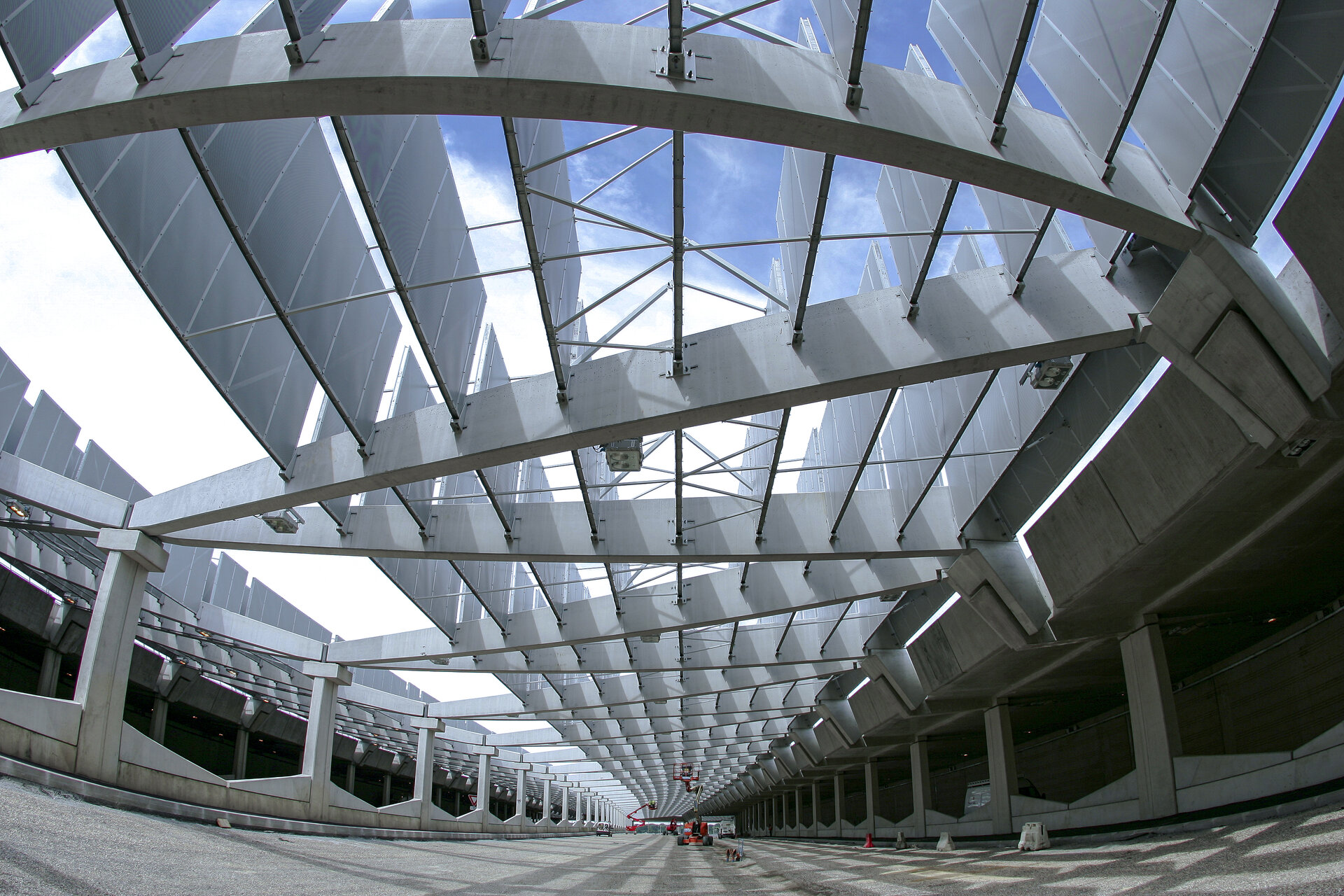 Vue aérienne chantier A86 Jouy-en-Josas