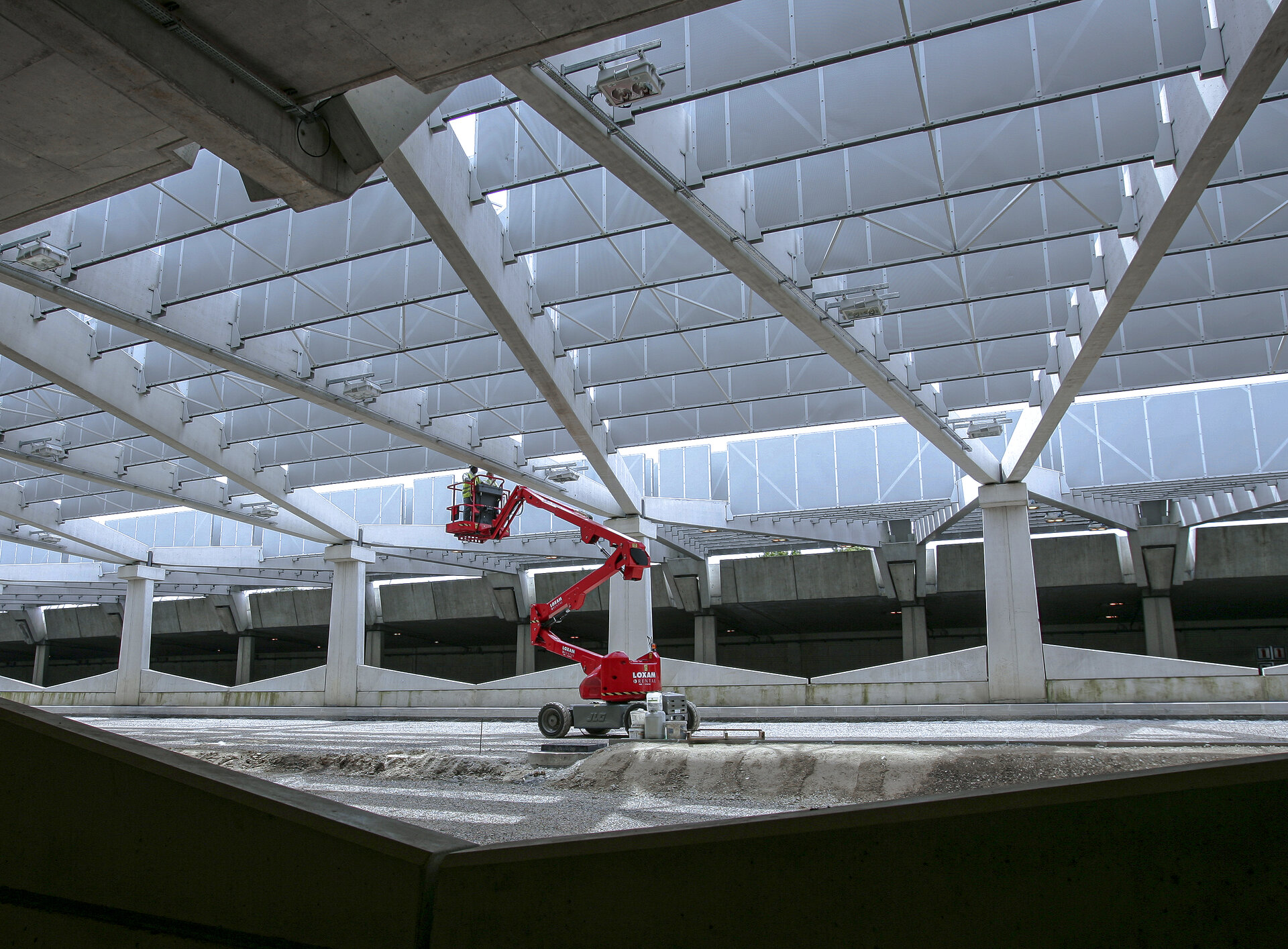 Suivi de chantier A86 par drone