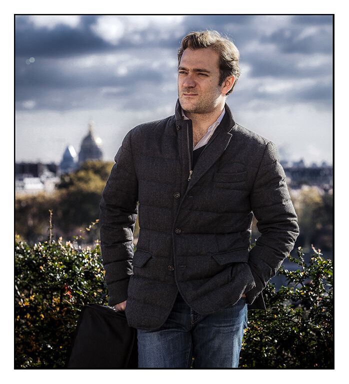 Portrait Renaud Capuçon violoniste - Place du Trocadéro Paris
