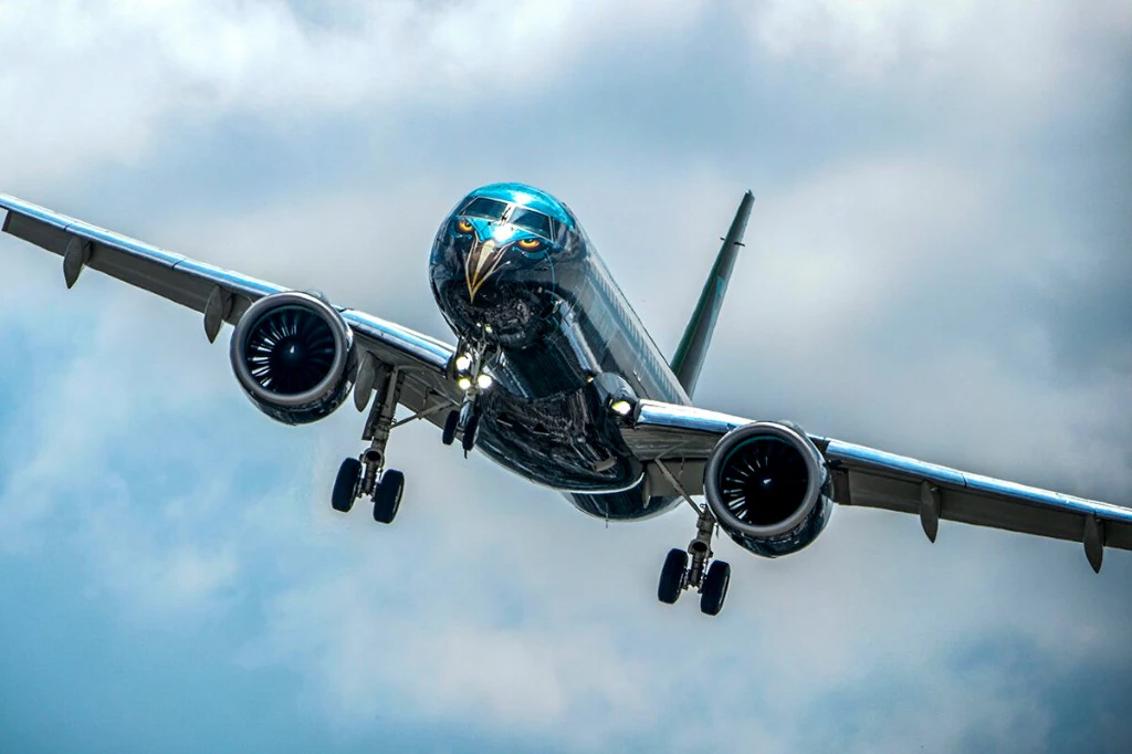 Salon du Bourget 2025 - Avion avec motif aigle